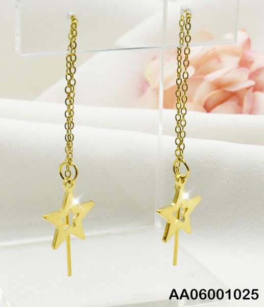 ARETES VIOLADORAS COLGANTES CROQUI ANCHO ESTRELLA