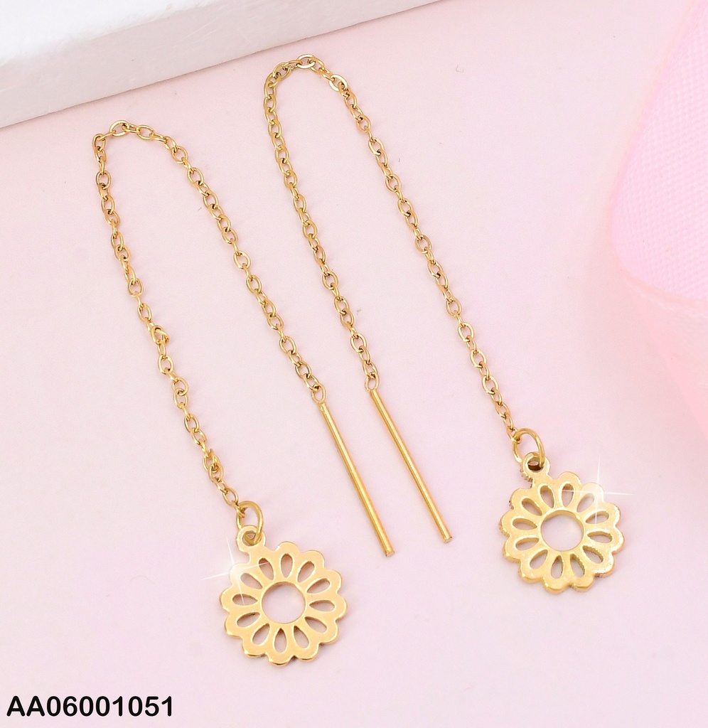 ARETES VIOLADORAS CROQUI FLOR A8568