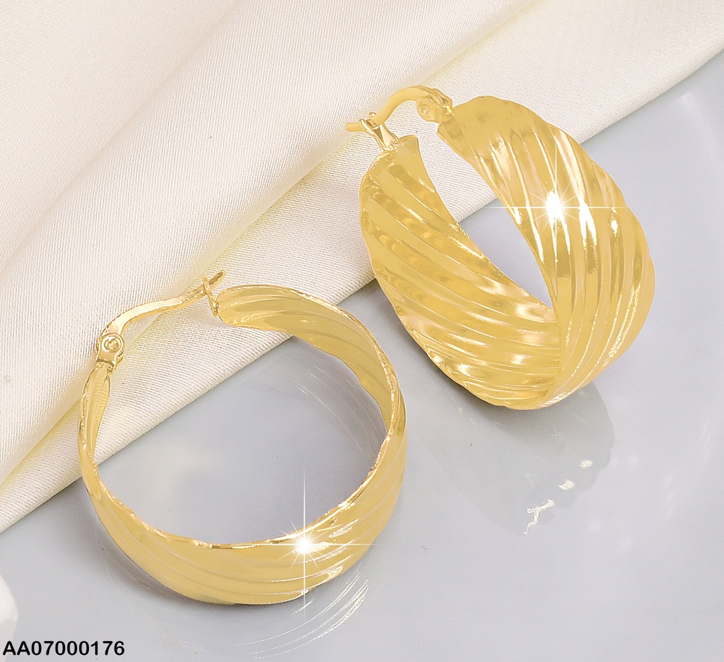 ARGOLLAS ANCHAS GRABADO RAYAS 30CM