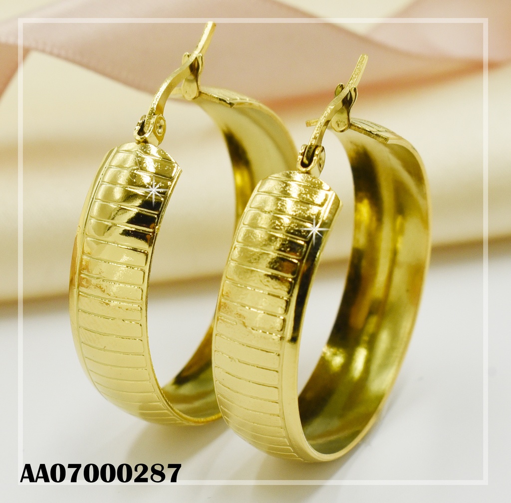ARGOLLAS ANCHAS RAYAS HORIZONTALES 40MM