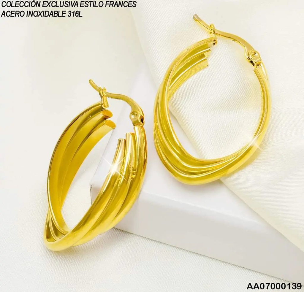 ARGOLLAS OVALADAS TRIPLES APLANADAS 20MM 080460