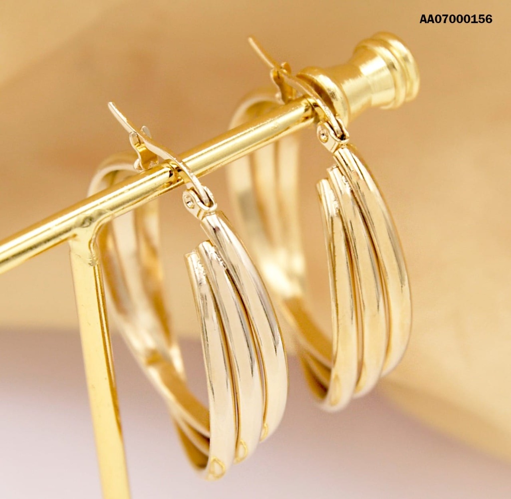 ARGOLLAS TRIPLES LISAS 40 MM