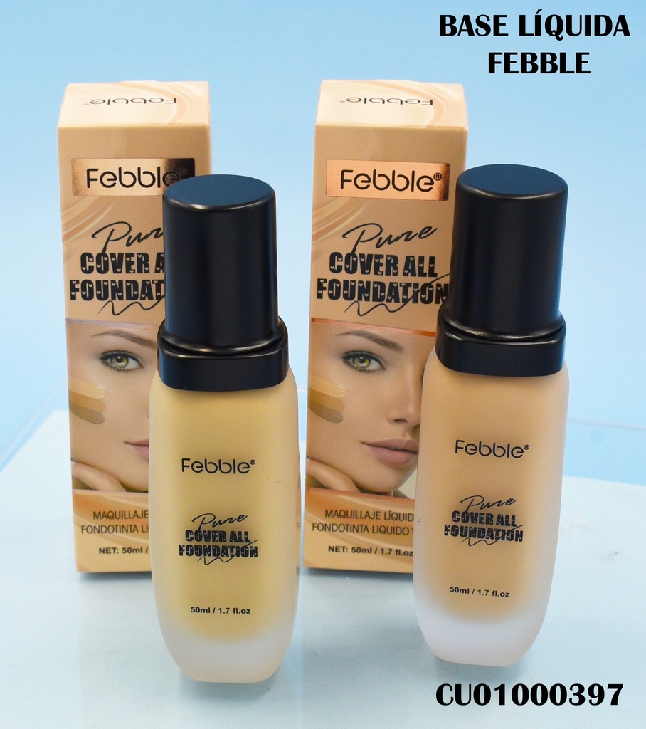 BASE MAQUILLAJE PURE COVER ALL FEBBLE 50ML FS346B