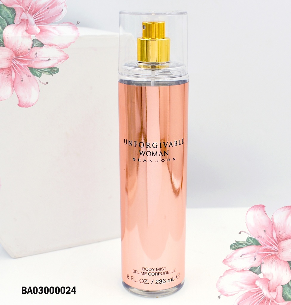 BODY MIST WOMEN SEAN JOHN UNFORGIVABLE
