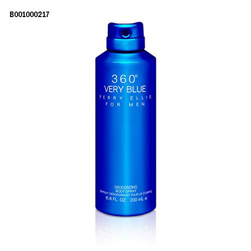BODY SPRAY 360 VERY BLUE PERRY ELLIS 170GR