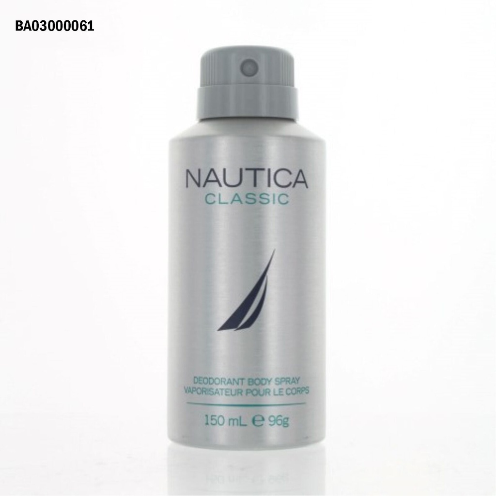 BODY SPRAY NAÚTICA CLASSIC 150ML