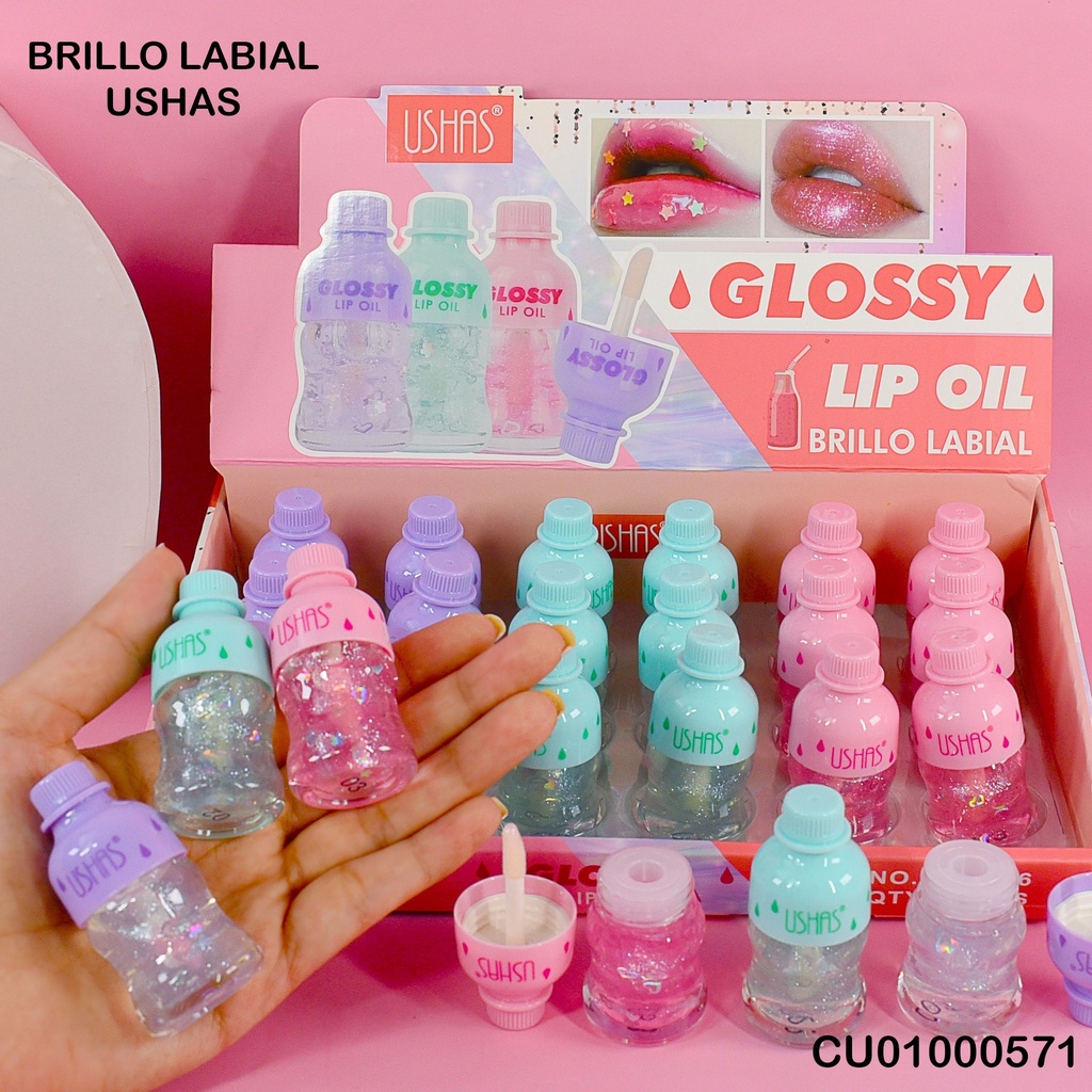 BRILLO EN BOTELLA USHAS LG2466 TONOS SURTIDOS
