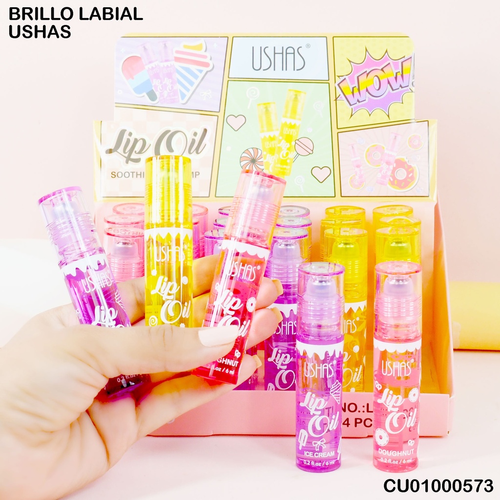 BRILLO LABIAL USHAS LG2232 TONOS SURTIDOS
