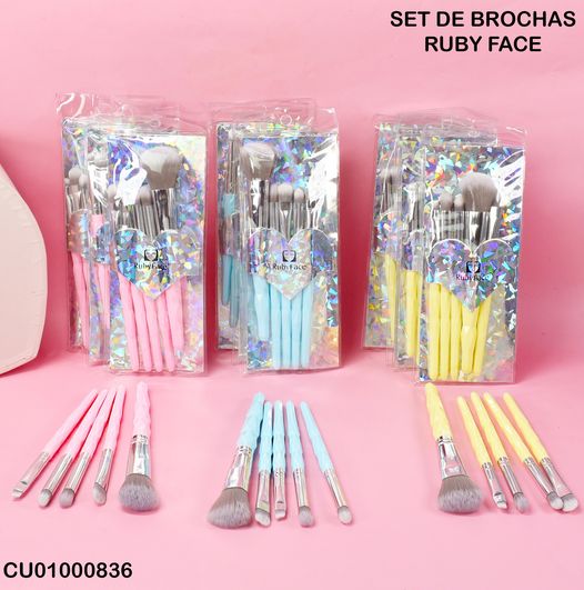 BROCHA 5 PCS LX05