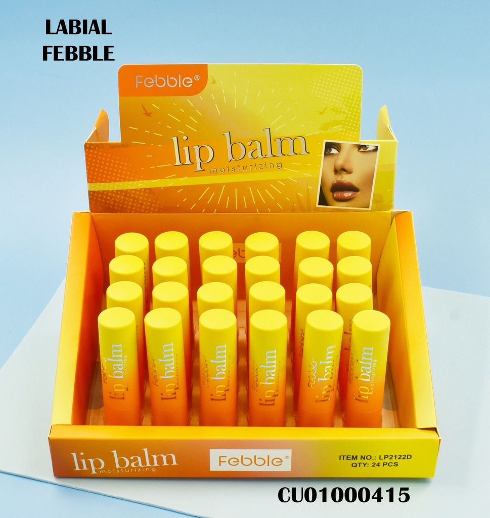 BÁLSAMO LABIAL EN BARRA FEBBLE