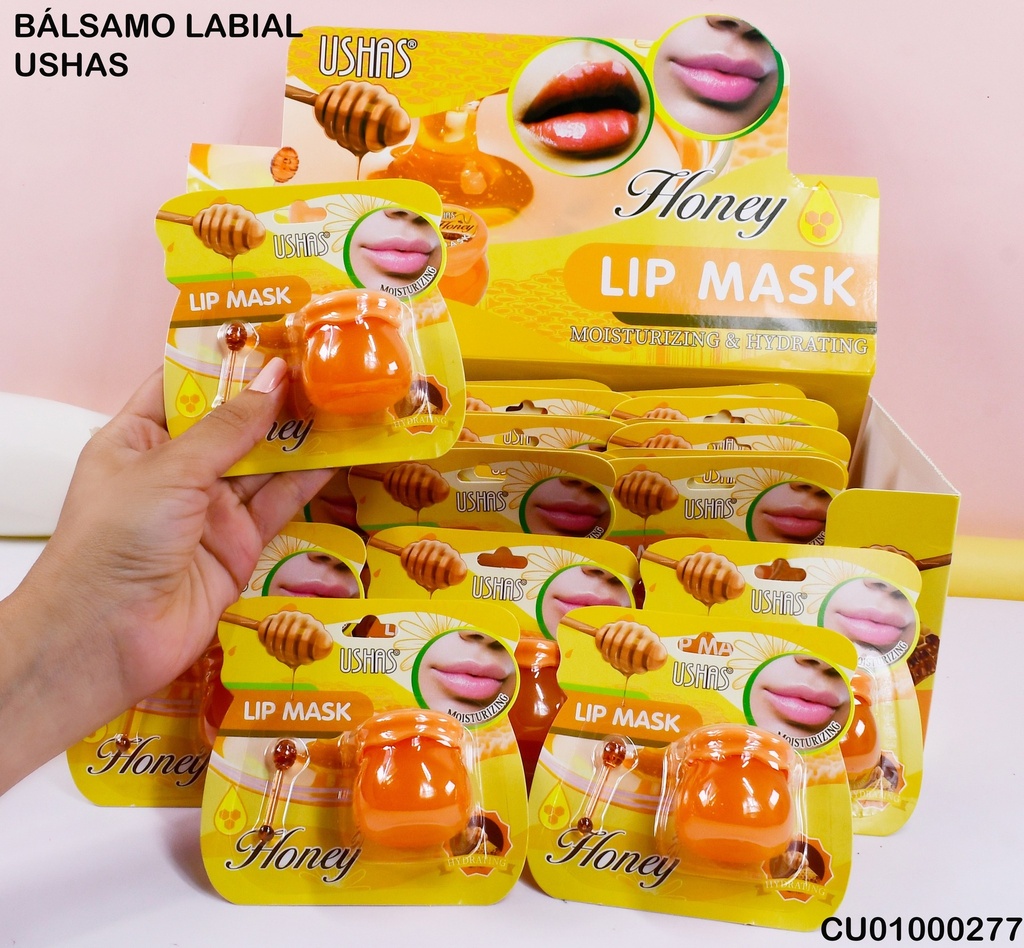 BÁLSAMO LABIAL USHAS LS161F-2 SABOR MIEL