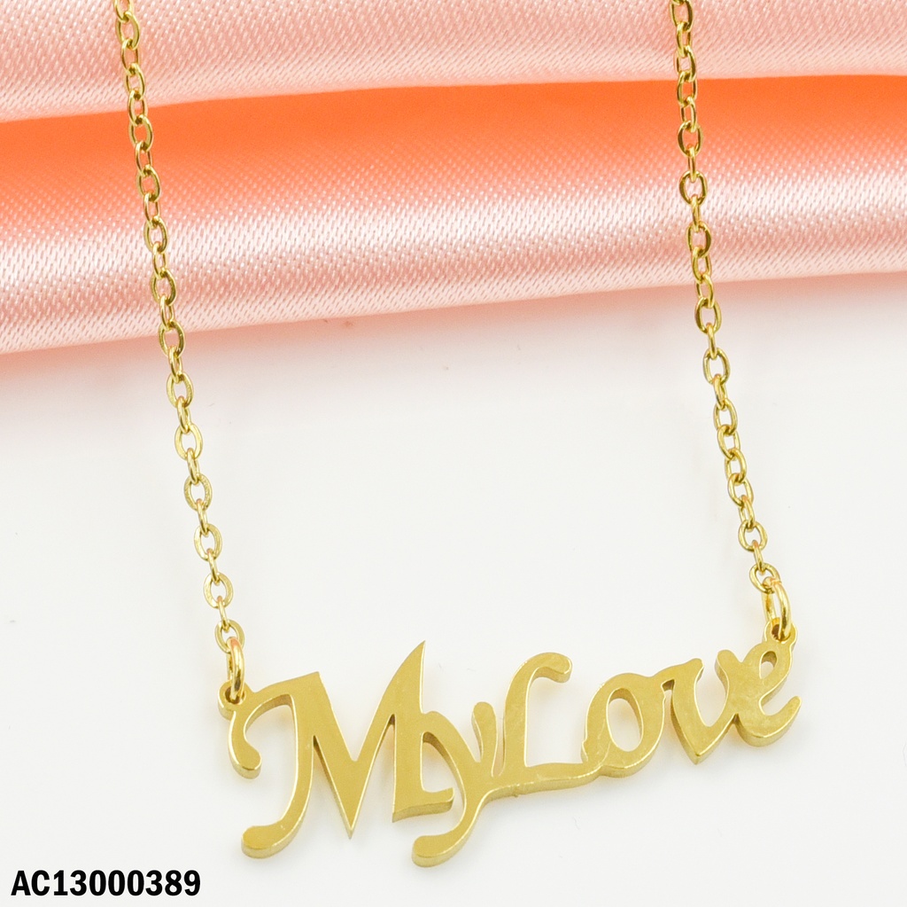 CADENA CON DIJE "MY LOVE"