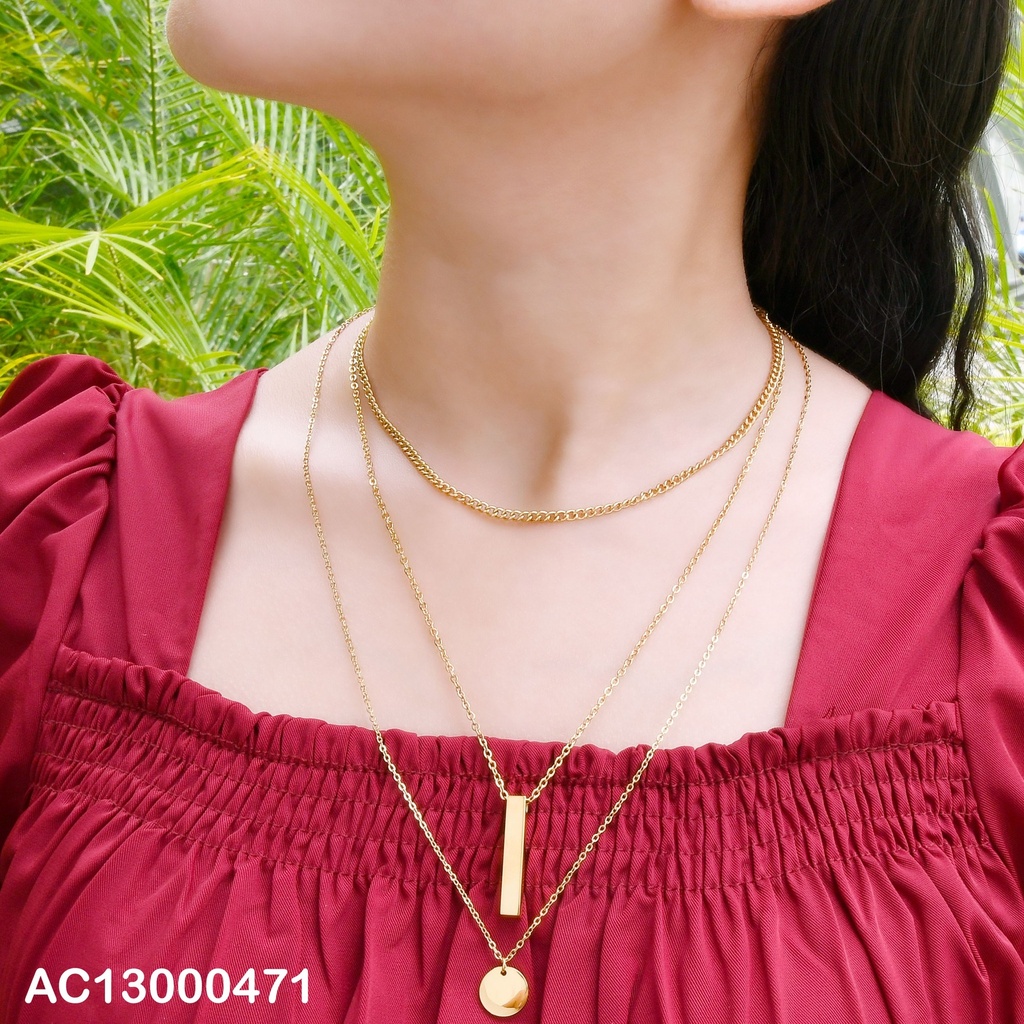 CADENA DOBLE DIJES:BARRA VERTICAL/PLACA RD