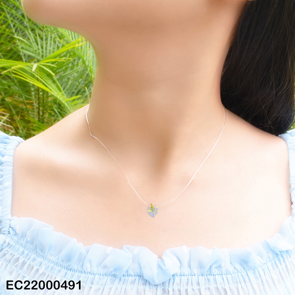 CADENA NYLON DIJE: ROSA CRISTAL