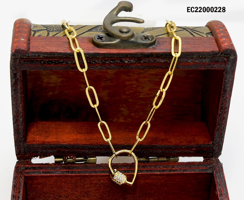 CADENAS ESLABONES GRANDES DIJE GOTA