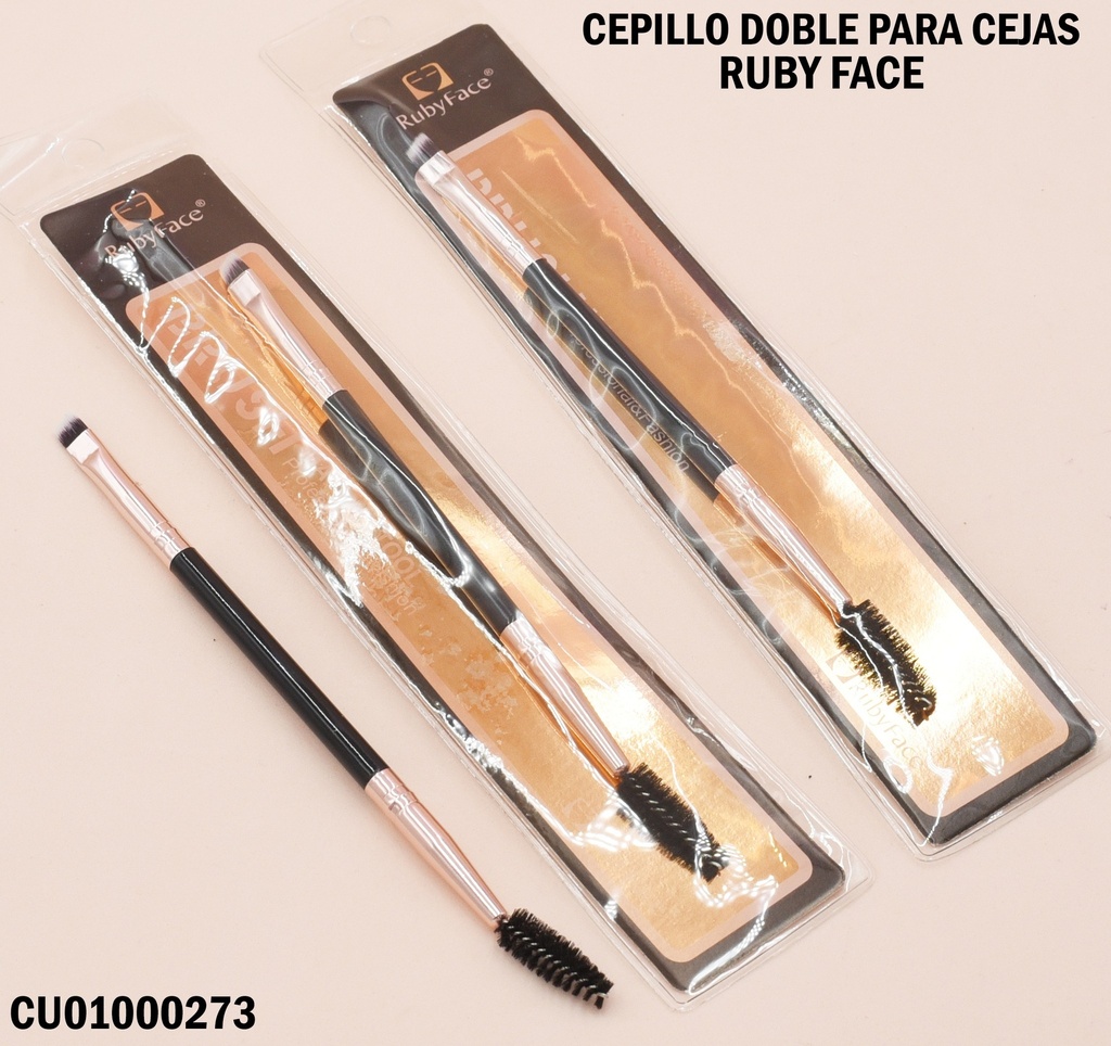 CEPILLLO DOBLE PARA CEJAS RUBY FACE