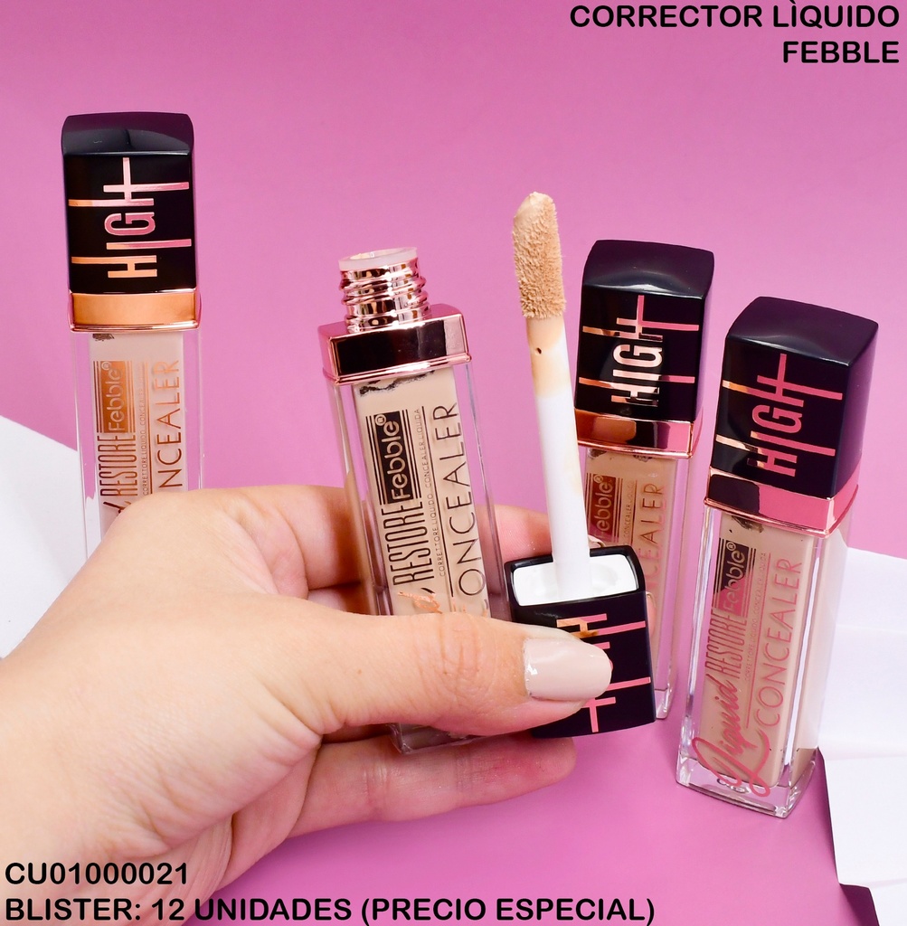 CORRECTOR LÍQUIDO RESTORE HIGHT FEBBLE/USHAS FS314B TONOS.V