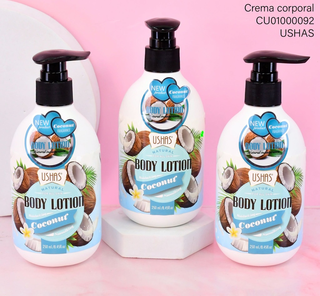 LOCION CORPORAL COCONUT USHAS HA055 250ML