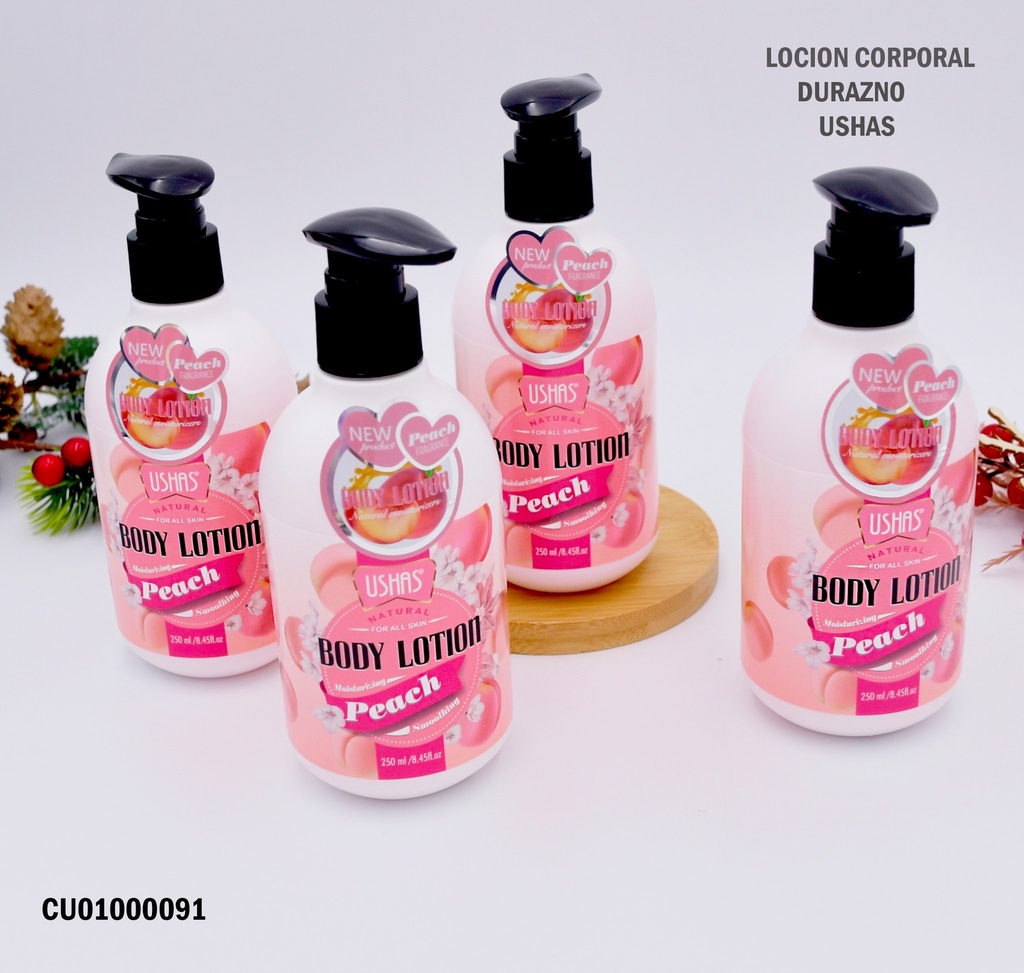 CREMA CORPORAL DURAZNO USHAS HA054 250ML