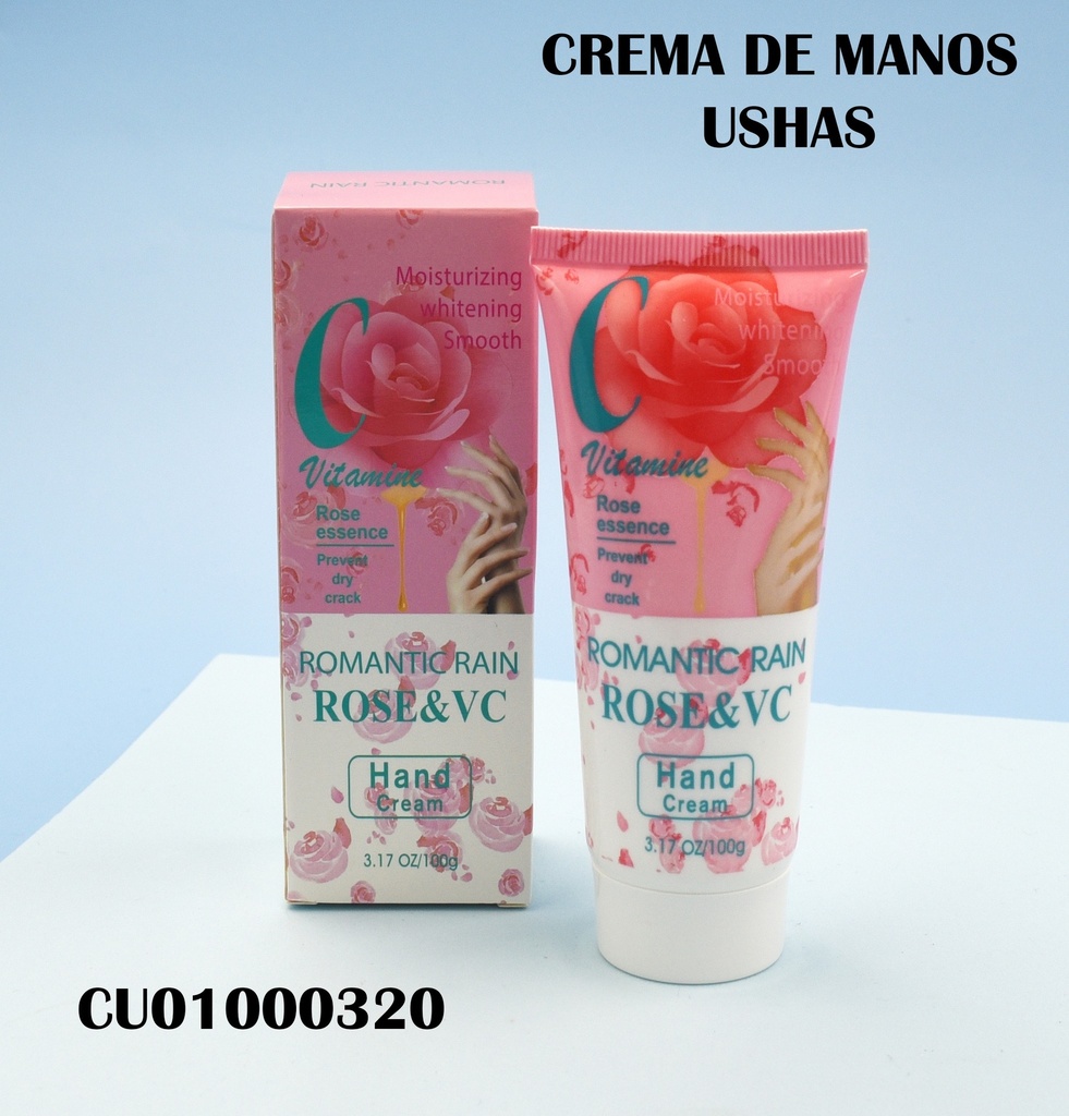 CREMA DE MANOS ROSE ESSENCE ROMANTIC RAIN 100G F7028-1