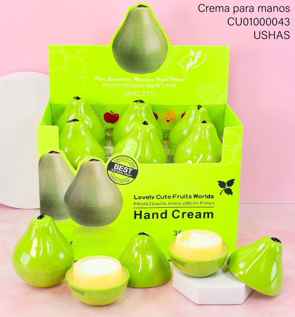 CREMA DE MANOS USHAS WKL271 ENVASE PERA