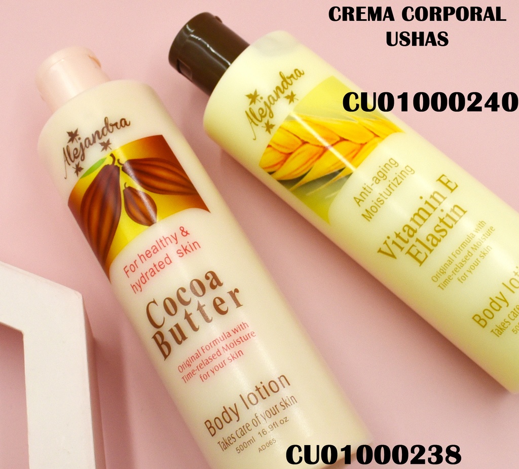 CREMA VITAMINA E ELASTINA ALEJANDRA 500ML AD067