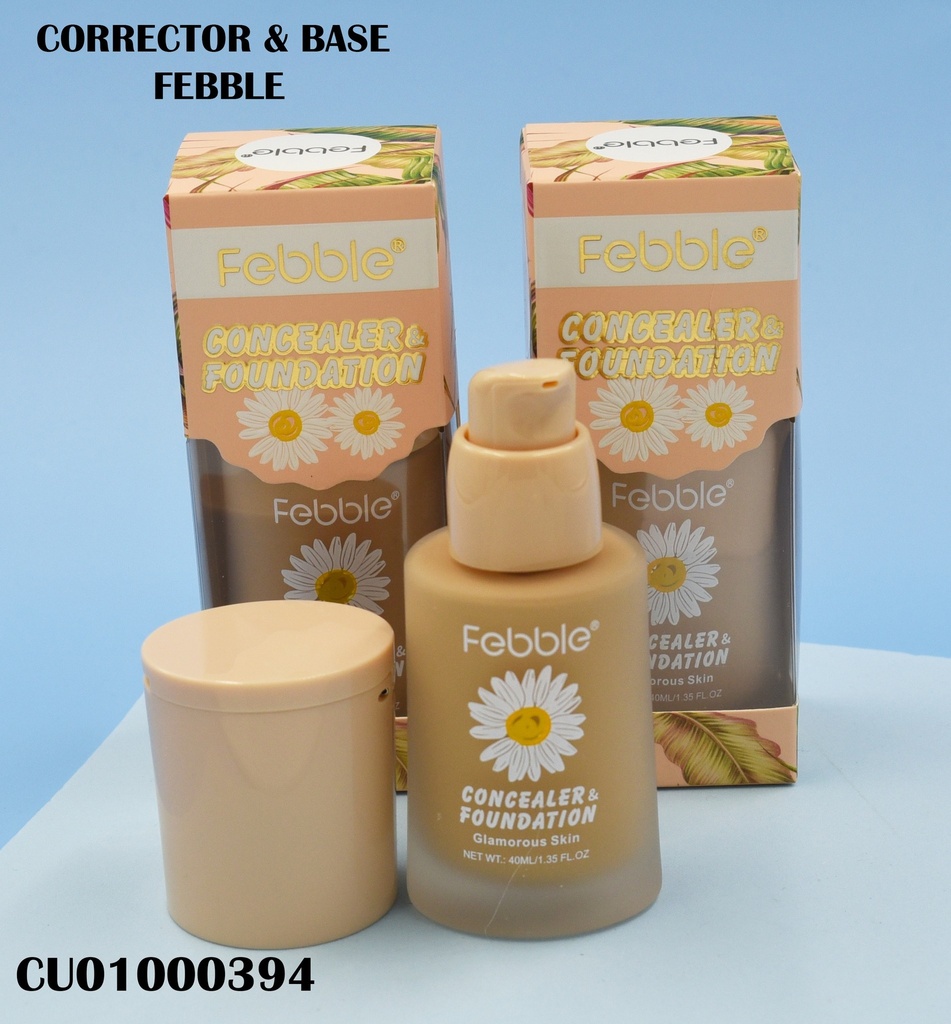 DÚO CORRECTOR/BASE MAQUILLAJE FEBBLE FS295A