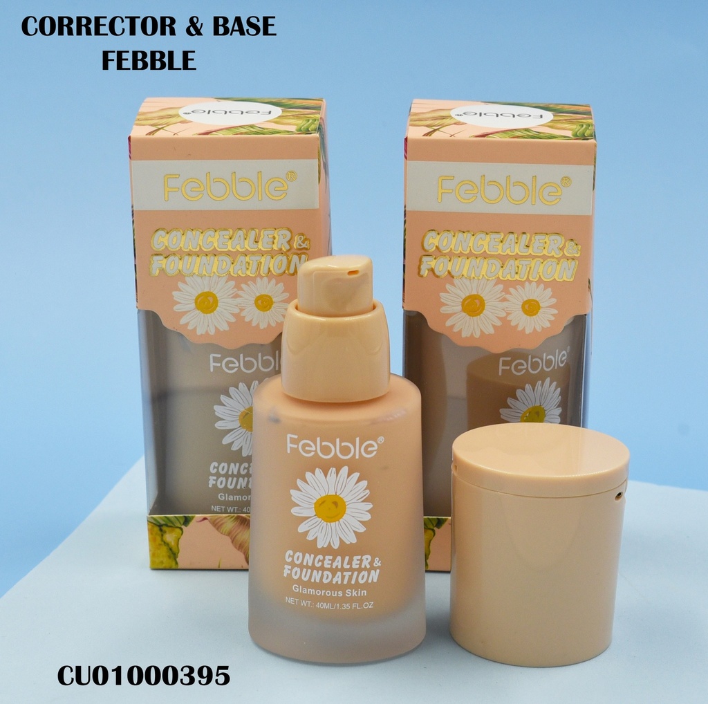 DÚO CORRECTOR/BASE MAQUILLAJE FEBBLE FS295B