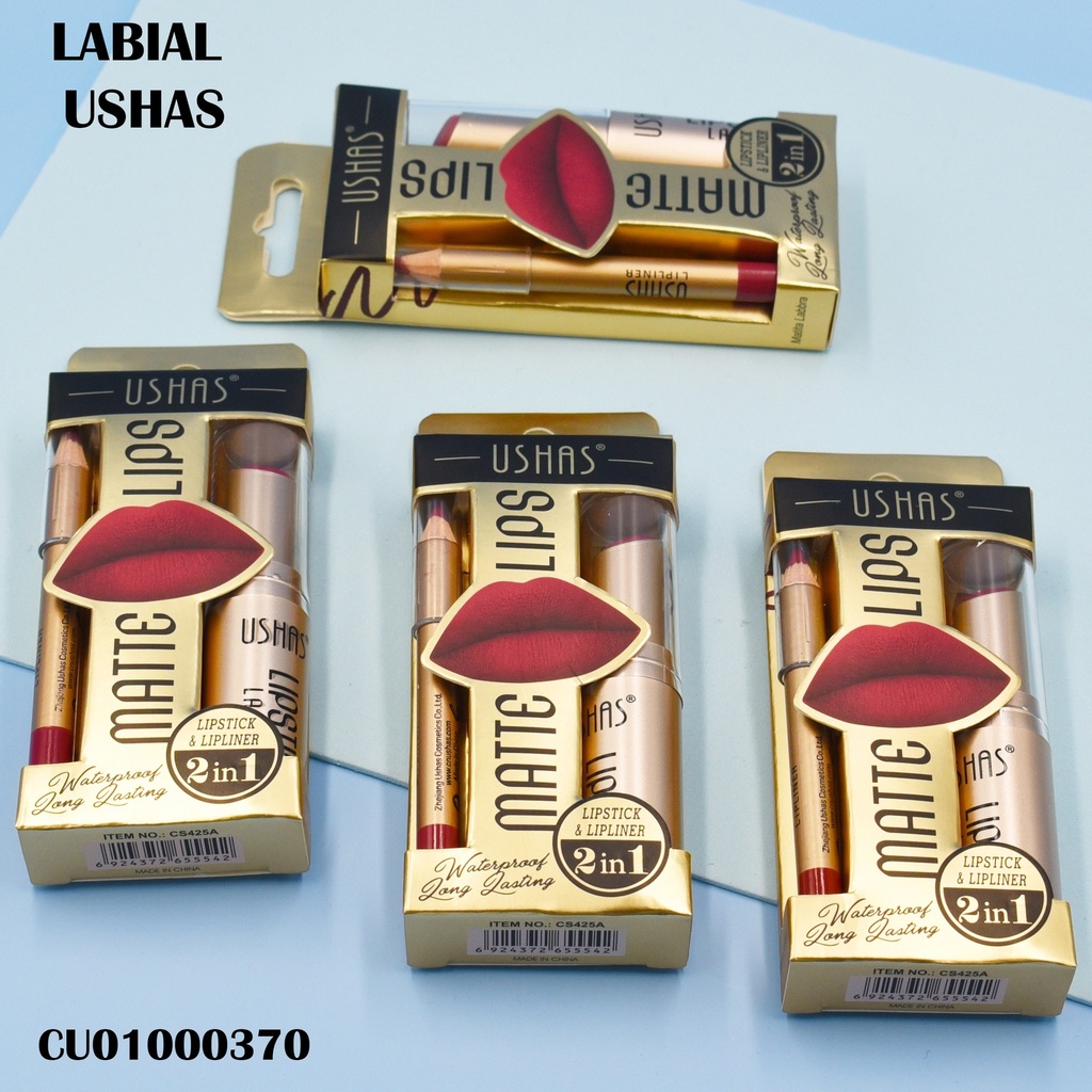 DÚO DELINEADOR DE LABIOS/LABIAL MATTE USHAS NO.CS425A