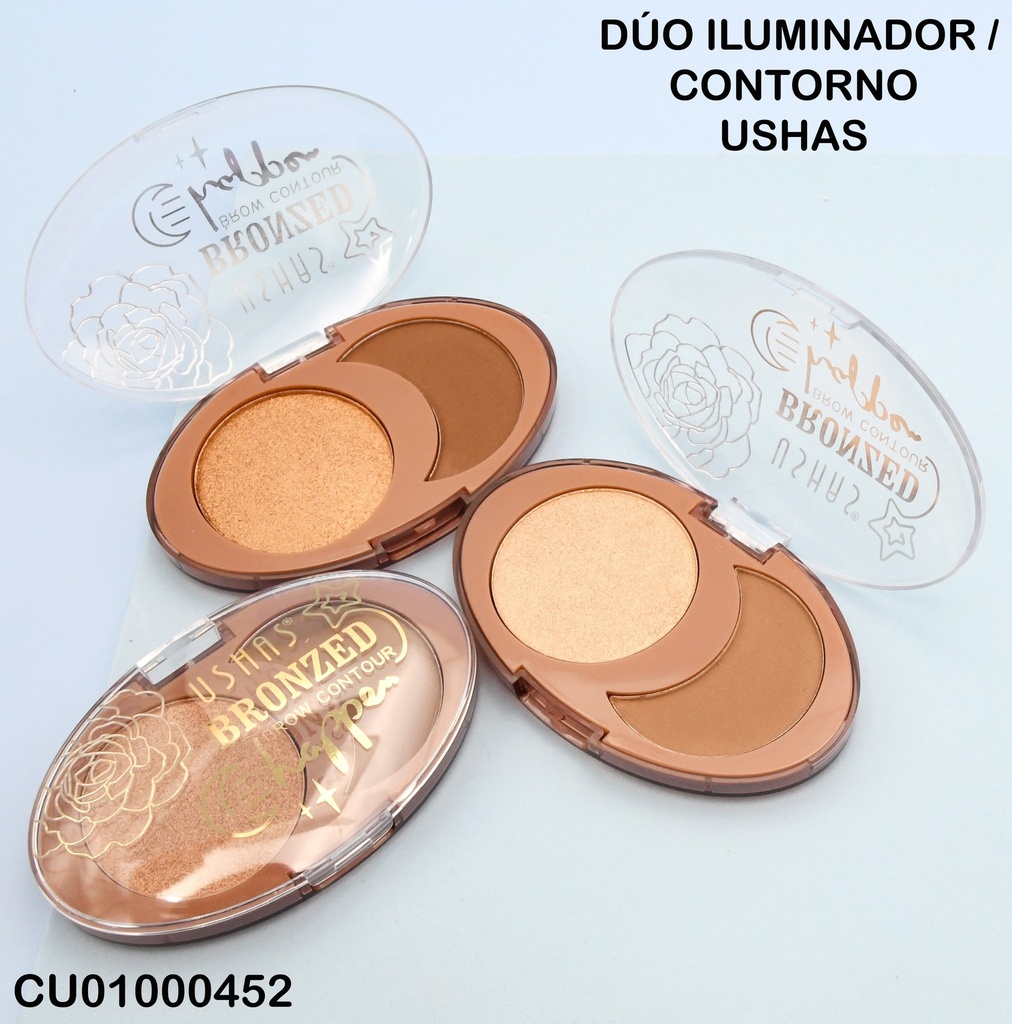 DÚO ILUMINADOR HAPPEN BRONZED BROW CONTOUR ES3930