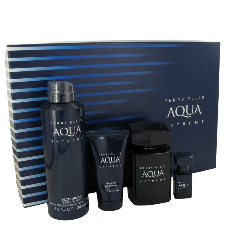 ESTUCHE PERRY ELLIS AQUA EXTREME 4PCS 100/200/50/7.5ML