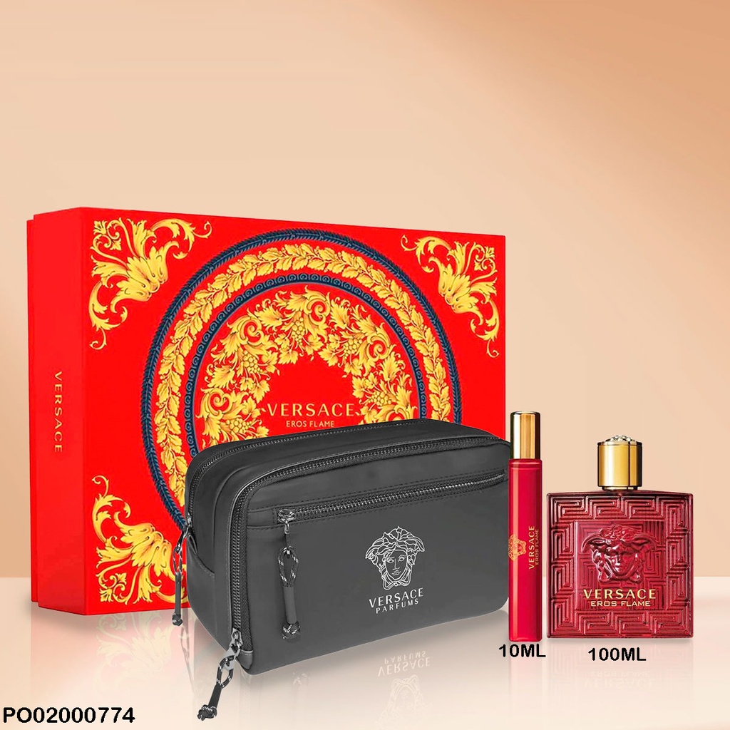 ESTUCHE VERSACE EROS FLAME 2PCS 10-100ML/CARTUCHERA