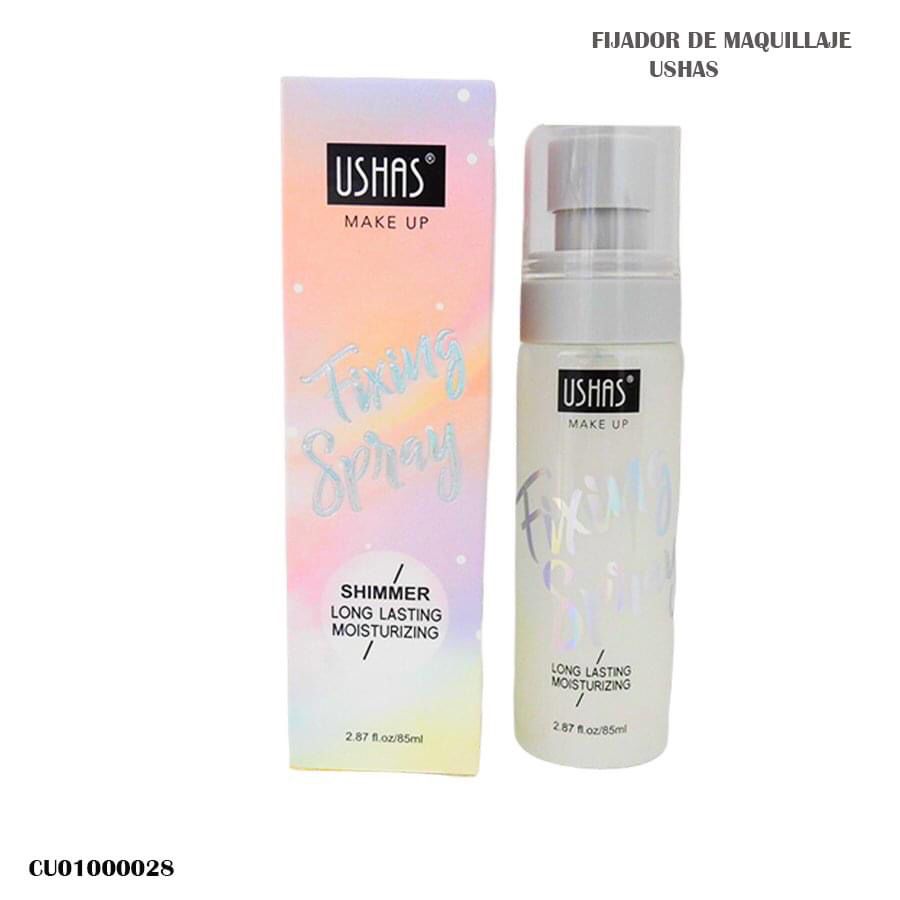 FIJADOR DE MAQUILLAJE SPRAY SHIMMER USHAS FS245 85ML