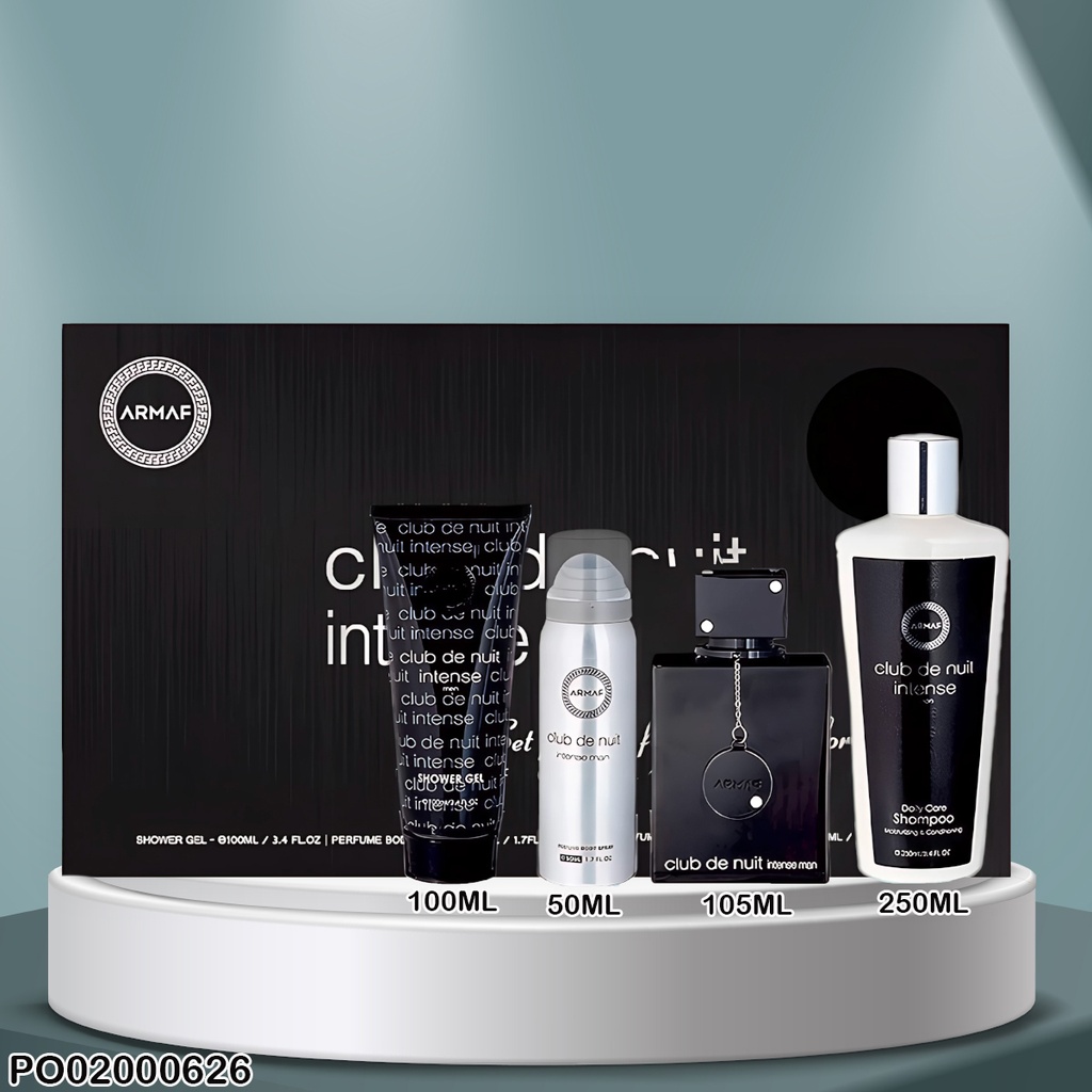 GIFT SET 4PCS FOR MEN CLUB DE NUIT INTENSE MAN ARMAF