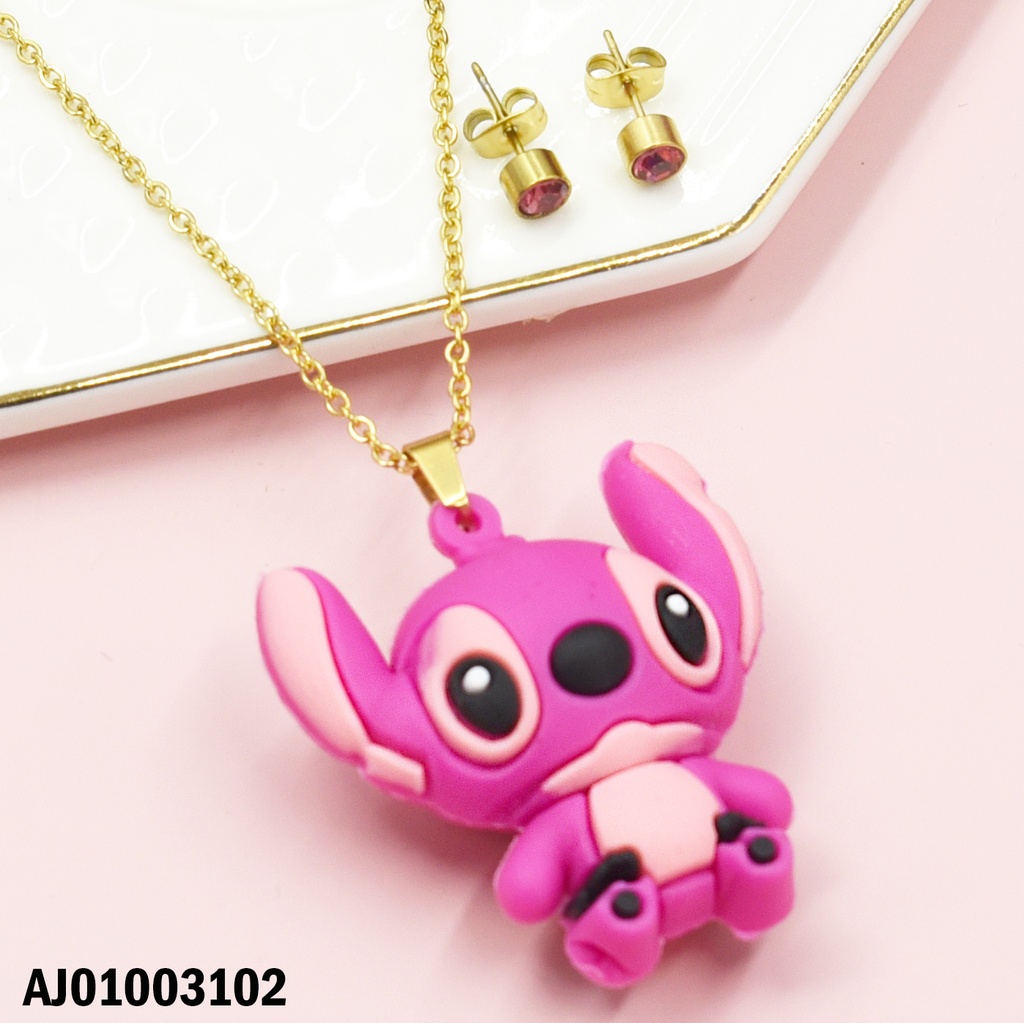 JUEGO ARETES ZIRC.ROSADAS RD DIJE EXPERIMENTO 624