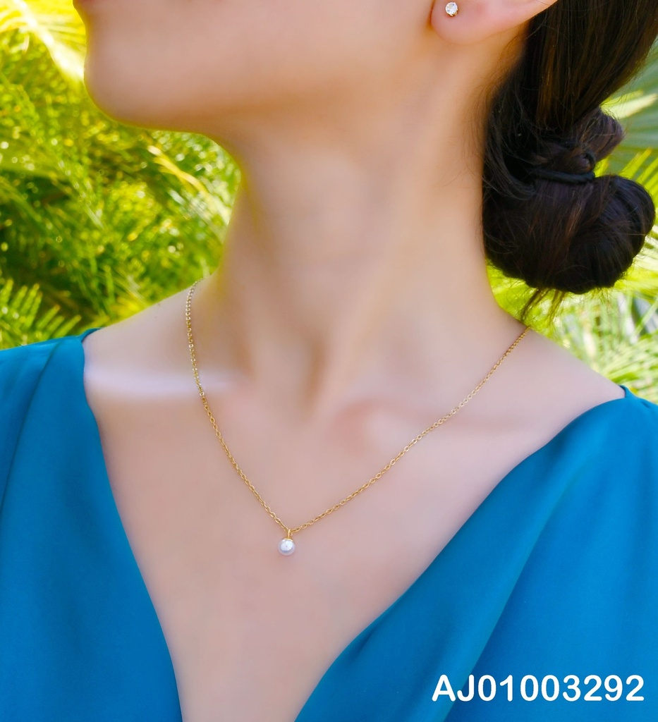 JUEGO ARETES ZIRCONIAS RD DIJE PERLA