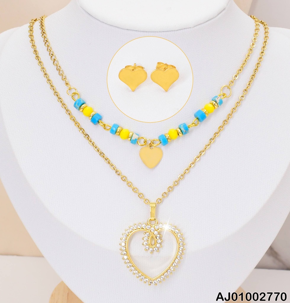 JUEGO CORAZONES DOBLE CAD.DE COL DIJES: ♥/CROQUI (P.E.NOV2025)