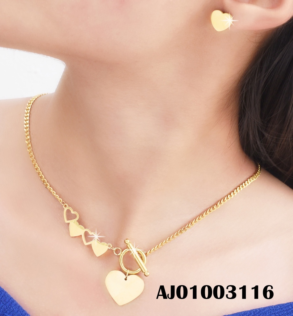 JUEGO CORAZONES PLACAS/CROQUI CANDADO AL FRENTE