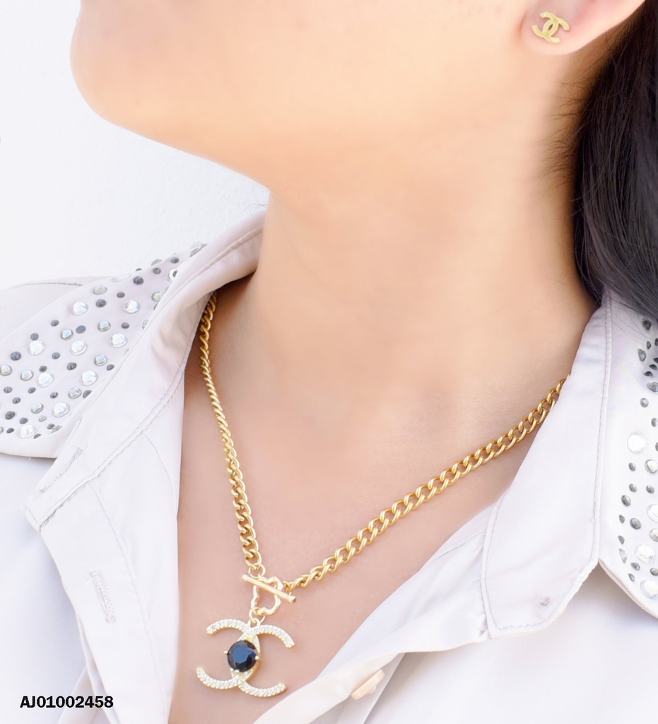 JUEGO DETALLES CHANEL CADENA GRUESA TIFFANY