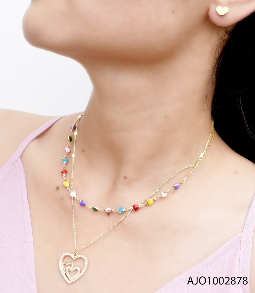 JUEGO DETALLES DOBLE CAD.♥COL./PLAQUITAS DIJE 🤍♥♥