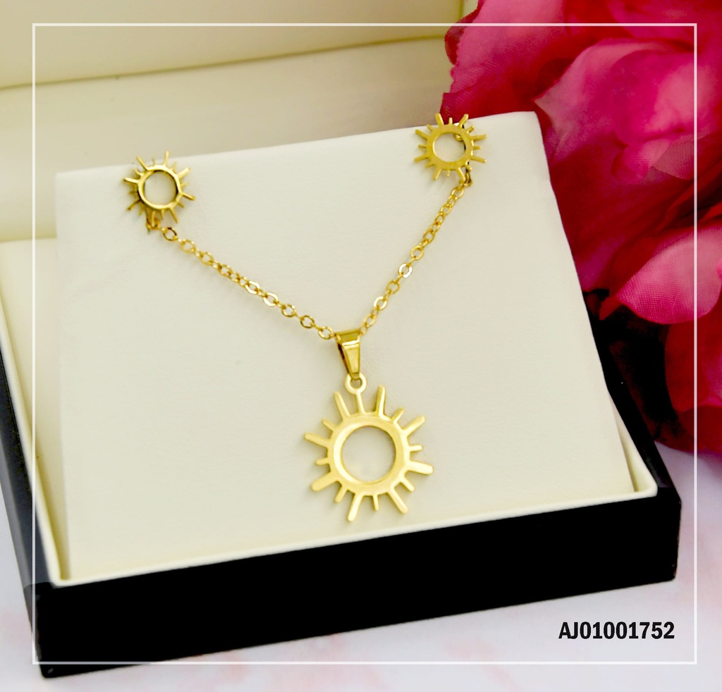 JUEGO DORADO CROQUI DE SOL