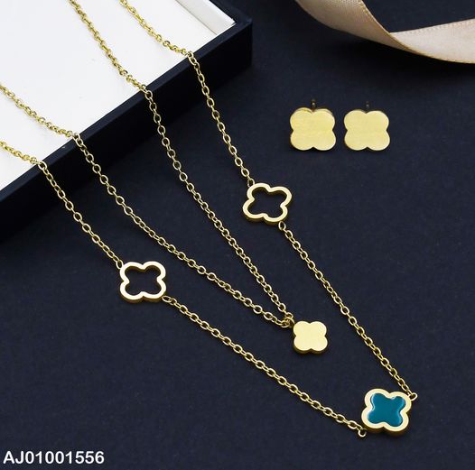 JUEGO VAN CLEEF NEGRO DOBLE CAD