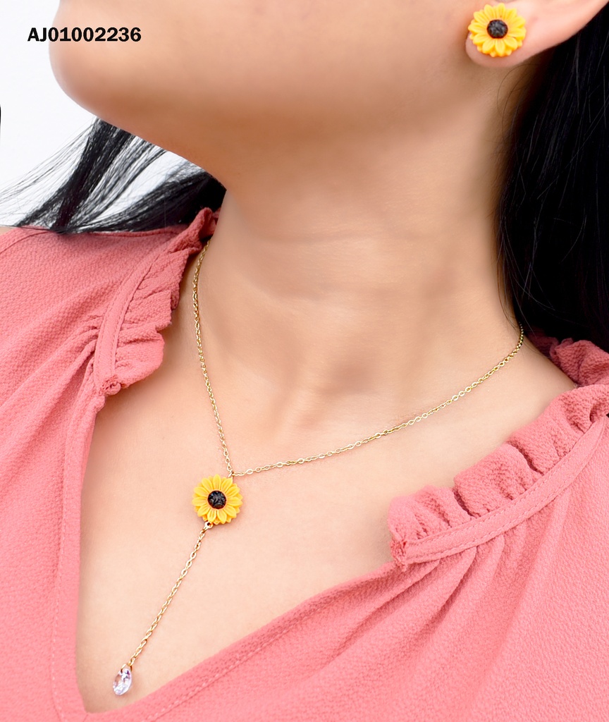 JUEGO GIRASOL CON COLGANTE DE PELOTA CRISTAL