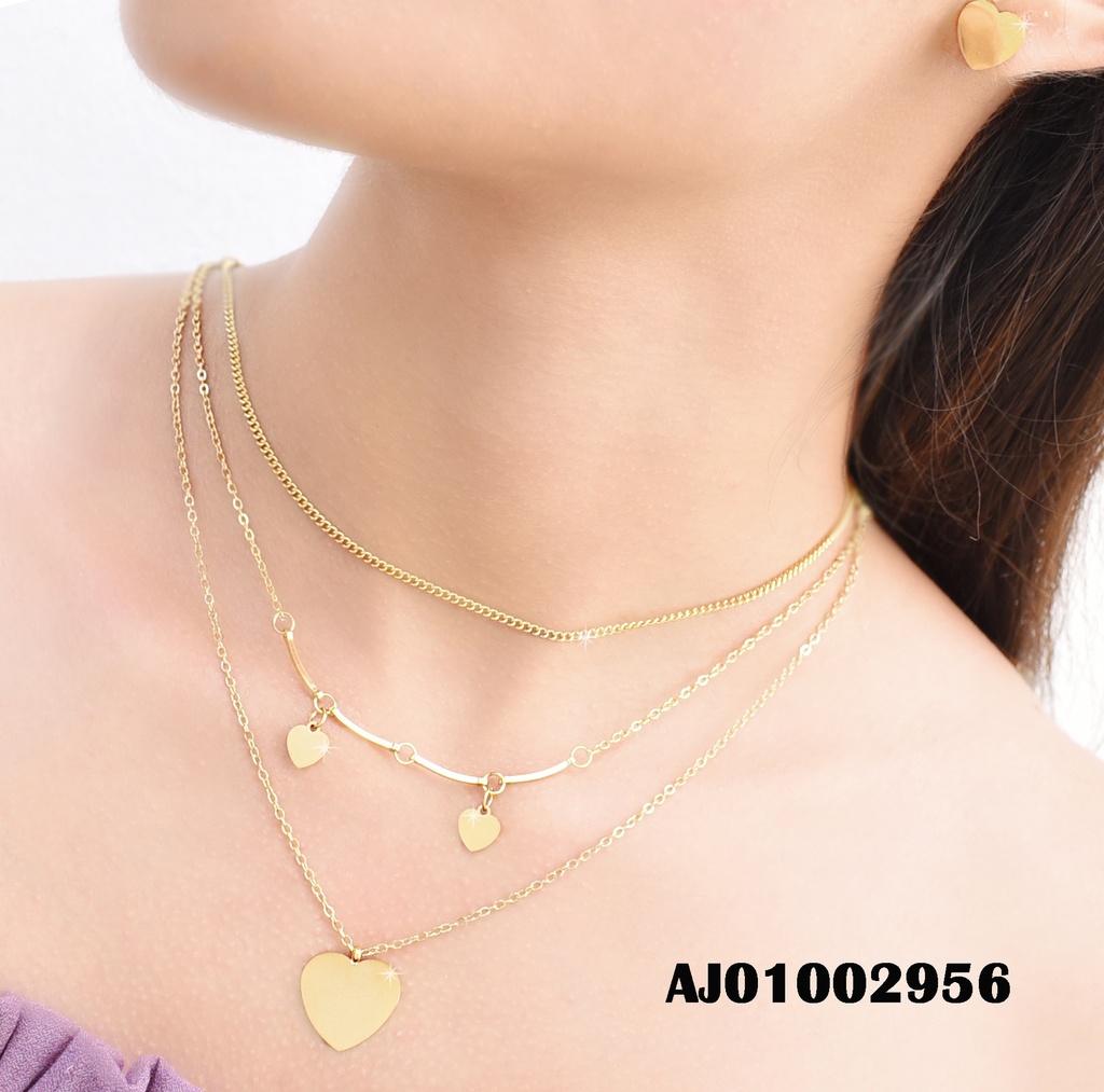 JUEGO PLACAS CORAZON TRIPLE CAD.DIJES:PEQ./MED.