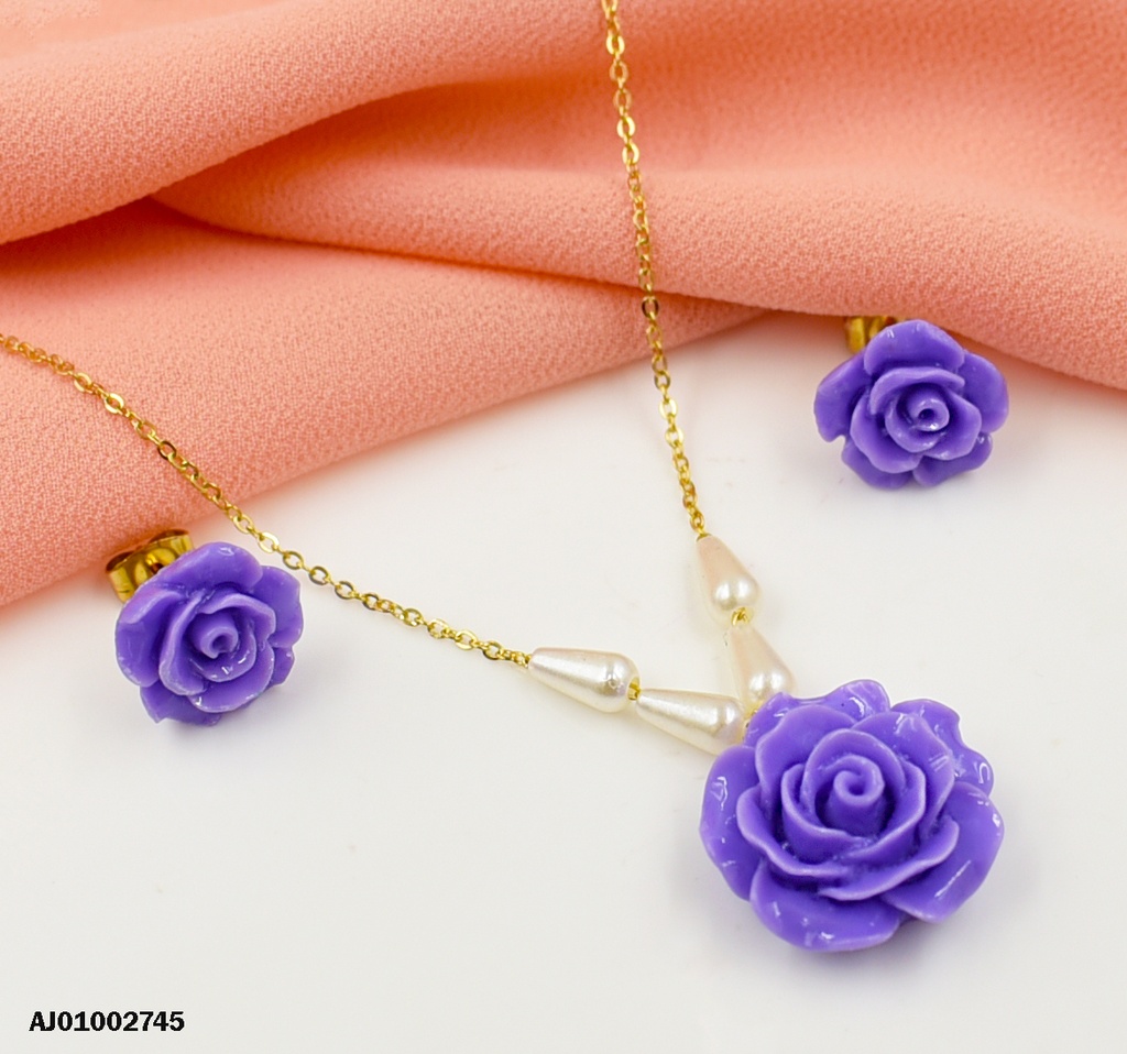 JUEGO ROSA MORADA