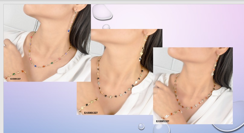 JUEGOS ÓVALOS COL.VARIOS ARETES LARGO(SURTIDOS)