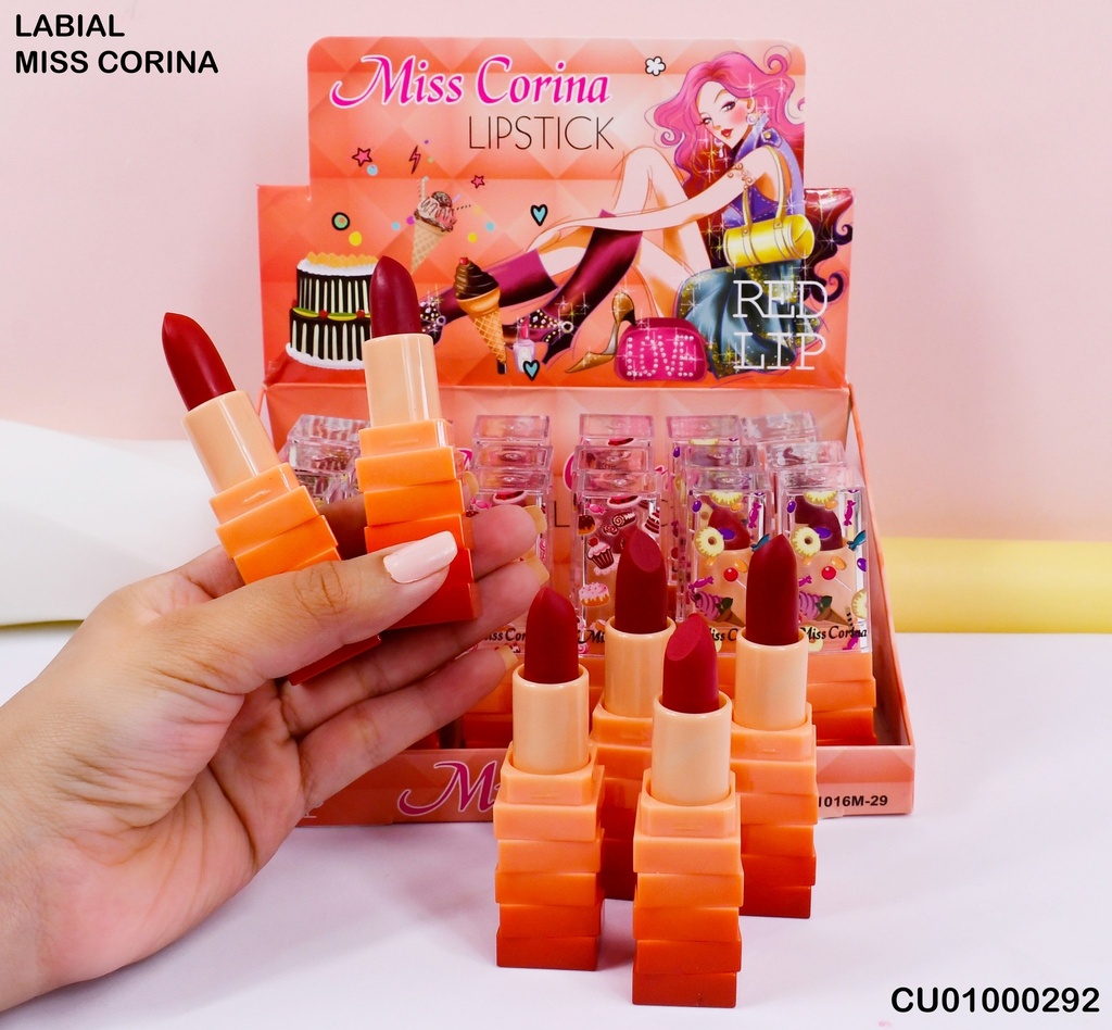 LABIAL DULCES MISS CORINA TONOS VARIOS 1016M-29