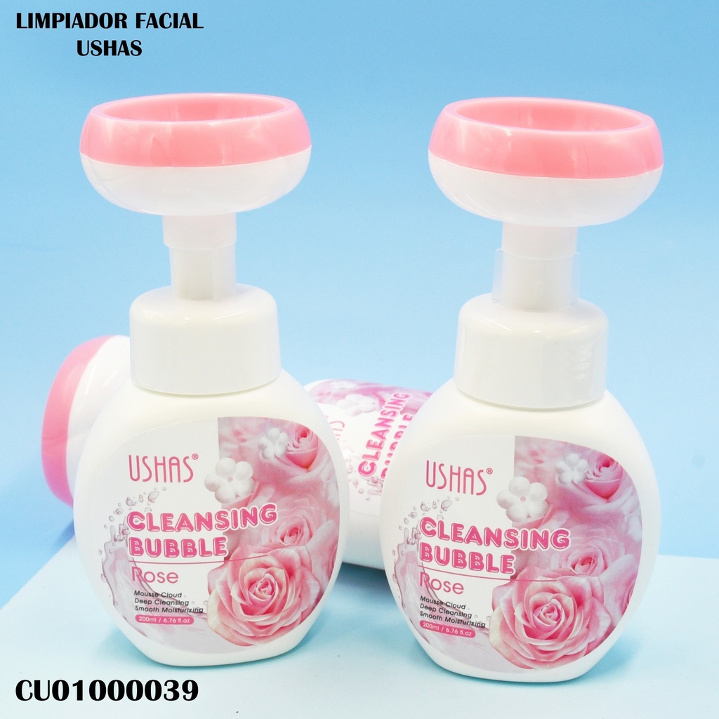 LIMPIADOR EN BURBUJAS DE ROSAS USHAS HA068