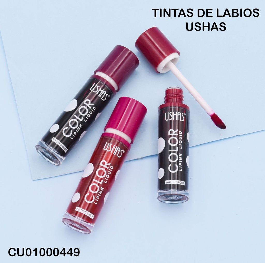 LIPSTICK LIPINK USHAS NO.LG2446 TONOS SURTIDOS