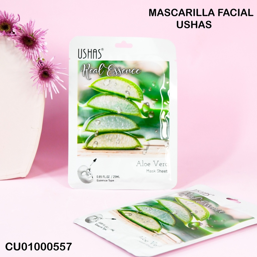 MASCARILLA HIDROMASAJE ALOE VERA MK005